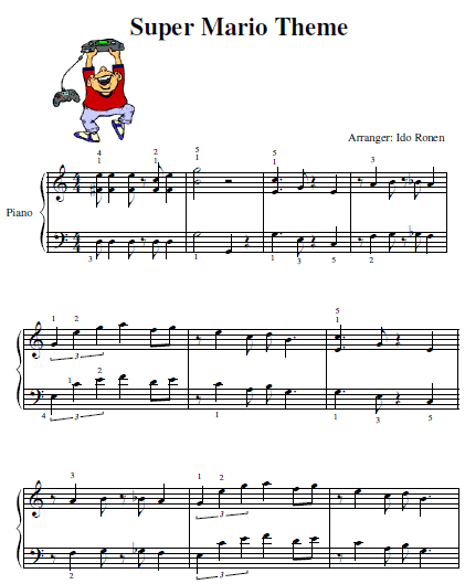 Super Mario Bros Sheet Music For Trumpet Free Ardivern